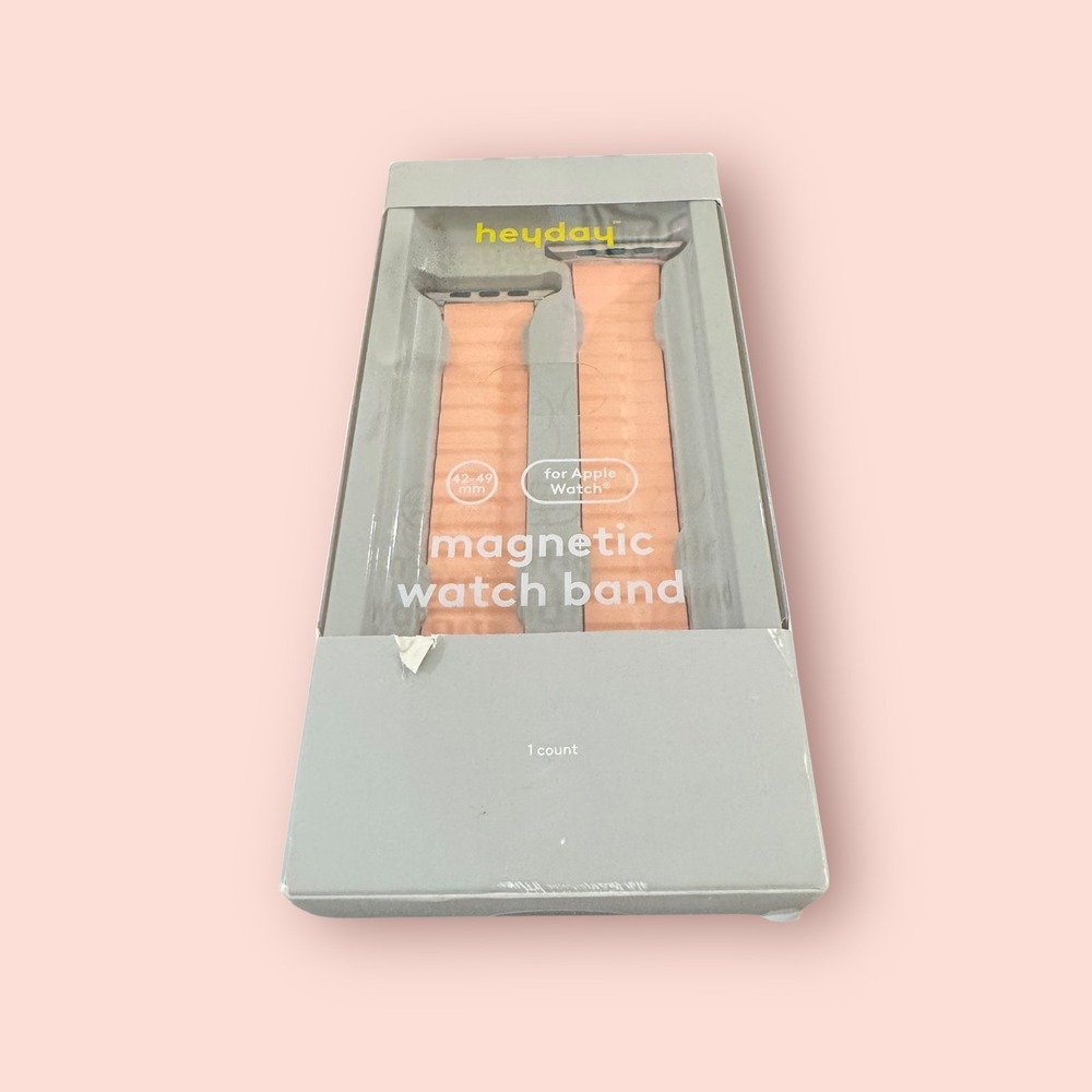 Heyday Magnetic Watch Band for Apple Watch 42-49mm Peach New‎